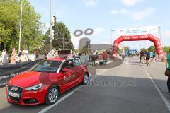 Halbmarathon Ingolstadt 2014 - Start Audi Fahrzeug