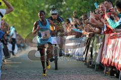 Halbmarathon Ingolstadt 2014 - Zieleinlauf Sieger Mitiku Soboka Tulu (8) aus Rosenheim