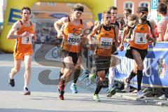 Halbmarathon Ingolstadt 2014 - (3) Heiko Middelhof) (2655) Julian Sterner, (2681) Markus Stöhr, (6) Miguel Lenz
