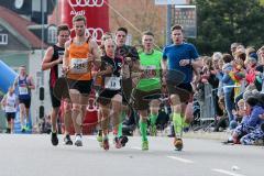 ODLO-Halbmarathon Ingolstadt 2017 - Läufer auf der Strecke - Donaubrücke - Kristin Möller #13 - Foto: Marek Kowalski
