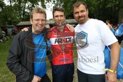 Triathlon Ingolstadt 2016 - Baggersee Ingolstadt - Bundestagsabgeordnete als Staffelteam Zeugen Seehovas, Reinhard Brandl, Stefan Müller, Florian Peter Hahn