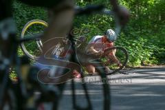 Triathlon Ingolstadt 2018 - Radfahrer mit einer Panne - Foto: Jürgen Meyer