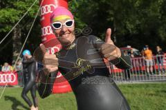 Triathlon Ingolstadt 2019 - Miiteldistanz, Natascha Badmann am Start