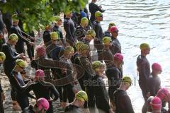 Triathlon Ingolstadt 2019 - Mitteldistanz Start Impressionen Schwimmen