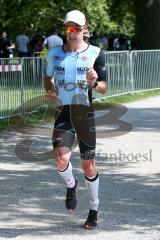 Triathlon Ingolstadt 2019 - 1. Sieger Tobias Heining Post SV Nürnberg mit der Zeit von 3:55:23 - Foto: Jürgen Meyer