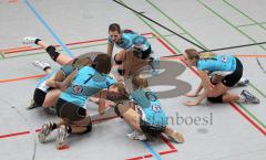 Volleyball Damen - ESV Ingolstadt - MTV Ingolstadt - Punkt für den MTV. Die Damen werfen sich auf den Boden