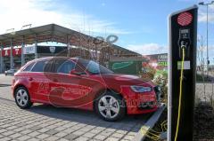 Ladestation - Parkplatz - Audi Sportpark - Audi e-tron