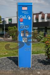 E-Tankstelle für Schuster Home Company - SWI / Stadtwerke Ingolstadt errichten neue Lademöglichkeit für Elektrofahrzeuge auf Kundenparkplatz von Schuster Home Company - Foto: Jürgen Meyer