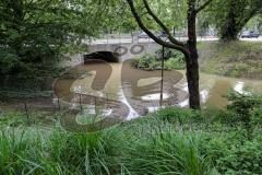 - Donau Hochwasser 2024  - Überschwemmung - Unterführung - Foto: Markus Banai
