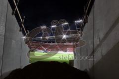 Audi Sportspark - 1.Flutlichttest im Stadion