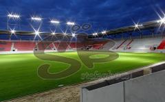 Audi Sportspark - 1.Flutlichttest im Stadion