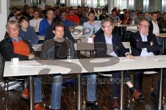 Infoabend über Nachwuchsleistungszentrum (NLZ) - Von li-re Reinhard Klante - Dr. Felix Brych - Toni Obermeier - Erich Kolinsky -Foto: Jürgen Meyer