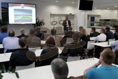 Infoabend über Nachwuchsleistungszentrum (NLZ) - Christoph Heckl -Foto: Jürgen Meyer
