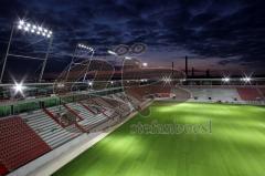 Audi Sportspark - 1.Flutlichttest im Stadion