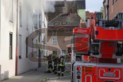 Feuer Brand Löschaktion Ingolstadt Studentenhaus Ecke Dollstrasse Luftgasse