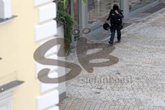 Geiseldrama in Ingolstadt Rathaus - Erlösung nach Polizeisturm - SEK geht zum Rathaus kurz vor dem Sturm