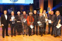 50jähriges Jubiläum des ERC Ingolstadt e.V. - Gründungsmitglieder des Eissport und Rollschuhclubs Ingolstadt. Foto: Adalbert Michalik