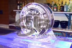 50jähriges Jubiläum des ERC Ingolstadt e.V. - Eisskulptur zum Jubiläum an der Eisbar. - Foto: Adalbert Michalik