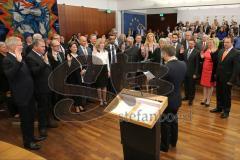 Vereidigung Neuer Oberbürgermeister Dr. Christian Lösel, Stadtrat, OB - Neuer OB Christian Lösel vereidigt den neuen Stadtrat in Ingolstadt Sitzungssaal