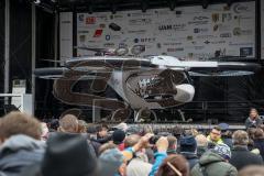 Vorstellung CityAirbus auf den Rathausplatz in Ingolstadt, Flugtaxi