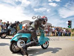 Scooterjam 2008 - Rollertreffen in Großmehring - Quarter-Mile Rennen