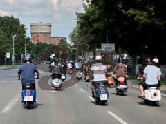 Scooterjam 2008 - Rollertreffen in Großmehring - Corso durch Ingolstadt