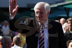 CSU Wahlkampf - Ministerpräsident Horst Seehofer und Christine Haderthauer (Bayerische Staatsministerin) zu Besuch in Ingolstadt - Horst Seehofer