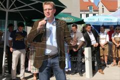 CSU Wahlkampf - Ministerpräsident Horst Seehofer und Christine Haderthauer (Bayerische Staatsministerin) zu Besuch in Ingolstadt, Dr. Reinhard Brandl