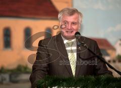 Festzelt Gerolfing - Edmund Stoiber - 21.07.2008 - der Gerolfinger Horst Seehofer kündigt Stoiber an