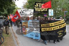Demo - Nein zum Deutschen Protektorat - Klenzepark -  Foto: Jürgen Meyer