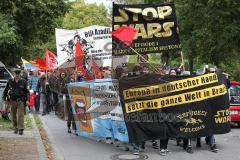 Demo - Nein zum Deutschen Protektorat - Klenzepark -  Foto: Jürgen Meyer
