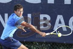 Tennis - Stadtmeisterschaft Ingolstadt -  Saison 2023/2024 - Finale Herren - Malik Elio Sayeed DJK Ingolstadt - Foto: Meyer Jürgen