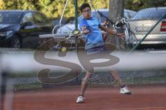 Tennis - Stadtmeisterschaft Ingolstadt -  Saison 2023/2024 - Finale Herren - Malik Elio Sayeed DJK Ingolstadt - Foto: Meyer Jürgen