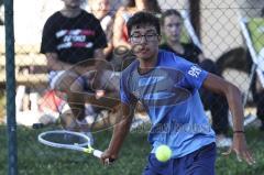 Tennis - Stadtmeisterschaft Ingolstadt -  Saison 2023/2024 - Finale Herren - Malik Elio Sayeed DJK Ingolstadt - Foto: Meyer Jürgen