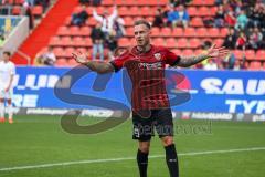 3.Liga - Saison 2022/2023 - FC Ingolstadt 04 -  SV Meppen - Der 2:0 Führungstreffer durch ein Eigentor von Kraulich Tobias (Nr.33 - SV Meppen) - jubel - Patrick Schmidt (Nr.9 - FCI) - Foto: Meyer Jürgen