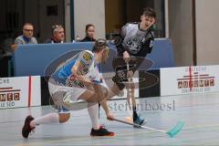 2. Floorball Bundesliga Süd/West - Schanzer Ducks ESV - FC Rennsteig Avalanche, 11:3; Michael Bachmann (86 Ducks) rechts