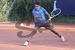 Tennis - Stadtmeisterschaft Ingolstadt -  Saison 2023/2024 - Finale Herren - Malik Elio Sayeed DJK Ingolstadt - Foto: Meyer Jürgen