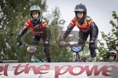 BMX Bayernliga Race 2025; Ingolstadt; Radhaus Ingolstadt, Resi Kobel aus Ingolstadt rechts