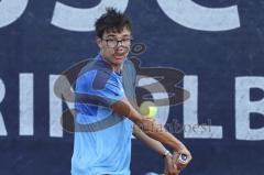 Tennis - Stadtmeisterschaft Ingolstadt -  Saison 2023/2024 - Finale Herren - Malik Elio Sayeed DJK Ingolstadt - Foto: Meyer Jürgen