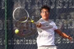 Tennis - Stadtmeisterschaft - Saison 2023/2024 - Malik, Elio Sayeed - DJK Ingolstadt - Viertelfinal - Foto: Meyer Jürgen