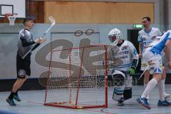 2. Floorball Bundesliga Süd/West - Schanzer Ducks ESV - FC Rennsteig Avalanche, 11:3; Tor Jubel Treffer Michael Bachmann (86 Ducks) links