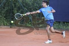 Tennis - Stadtmeisterschaft Ingolstadt -  Saison 2023/2024 - Finale Herren - Malik Elio Sayeed DJK Ingolstadt - Foto: Meyer Jürgen