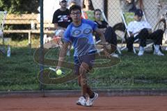 Tennis - Stadtmeisterschaft Ingolstadt -  Saison 2023/2024 - Finale Herren - Malik Elio Sayeed DJK Ingolstadt - Foto: Meyer Jürgen