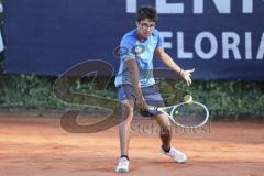 Tennis - Stadtmeisterschaft Ingolstadt -  Saison 2023/2024 - Finale Herren - Malik Elio Sayeed DJK Ingolstadt - Foto: Meyer Jürgen