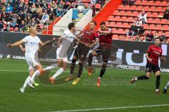 3.Liga - Saison 2022/2023 - FC Ingolstadt 04 -  SV Meppen - Der 1:0 Führungstreffer durch Patrick Schmidt (Nr.9 - FCI) - jubel - Foto: Meyer Jürgen