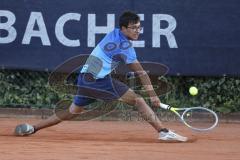 Tennis - Stadtmeisterschaft Ingolstadt -  Saison 2023/2024 - Finale Herren - Malik Elio Sayeed DJK Ingolstadt - Foto: Meyer Jürgen