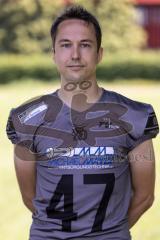 American Football - Ingolstadt Dukes - Saison 2021/2022 - Fotoshooting - Portraits - André Nuske