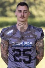 American Football - Ingolstadt Dukes - Saison 2021/2022 - Fotoshooting - Portraits - Chris Motz