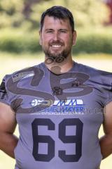 American Football - Ingolstadt Dukes - Saison 2021/2022 - Fotoshooting - Portraits - Ingo Müller