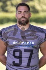 American Football - Ingolstadt Dukes - Saison 2021/2022 - Fotoshooting - Portraits - Alex Langgartner